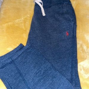 Navy blue polo sweat pants